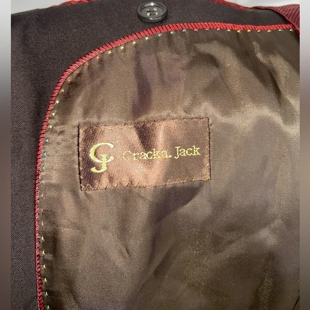 Cracka. Jack CJ Men’s 48 Super 120’s Coffee Brown Rayon Sport Coat Blazer Jacket